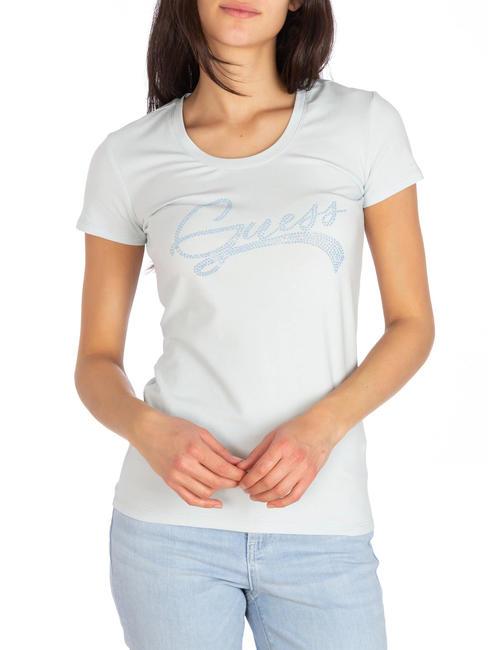 GUESS ADELINE Cotton T-shirt fresh air - T-shirt