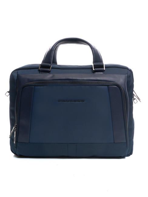 PIQUADRO WALLABY 14" pc briefcase blue - Work Briefcases