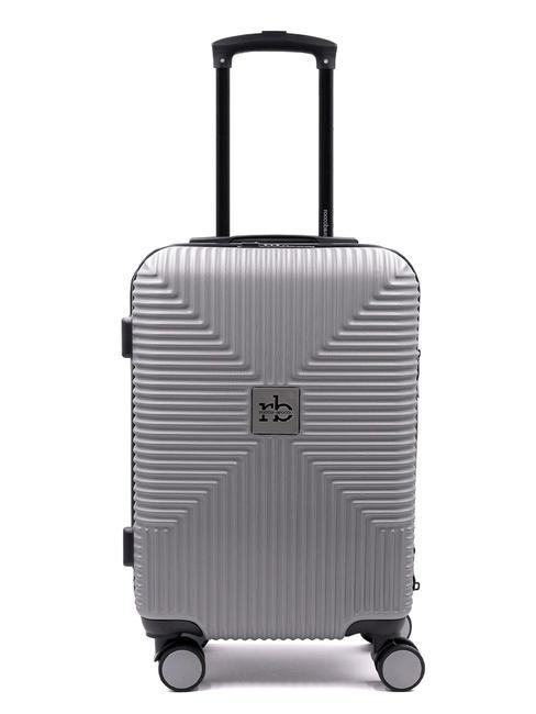 ROCCOBAROCCO ADVENTURE Hand luggage trolley silver - Hand luggage