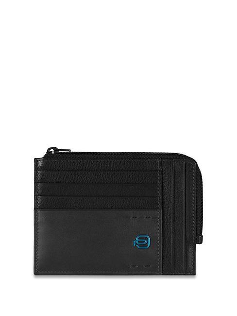 PIQUADRO cardholder PULSE line; leather Black - Men’s Wallets