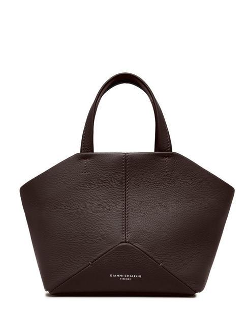 GIANNI CHIARINI AMBRA S Leather bag with shoulder strap cardamom - Women’s Bags