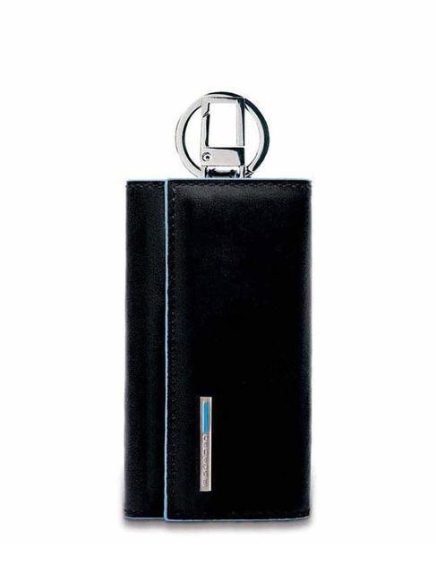 PIQUADRO key case BLUE SQUARE line Black - Key holders