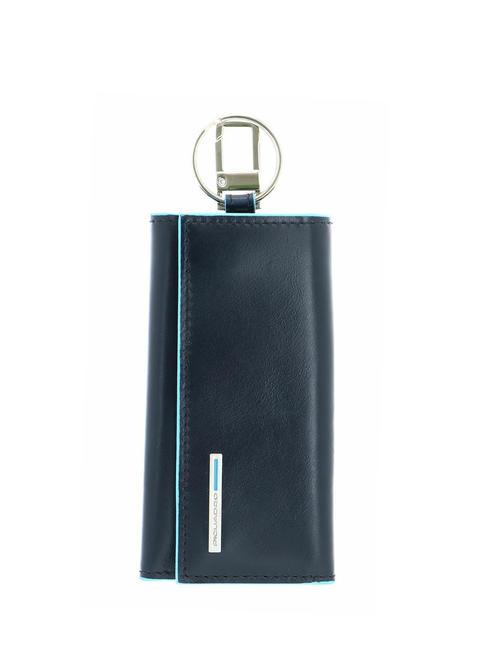 PIQUADRO key case BLUE SQUARE line blue - Key holders