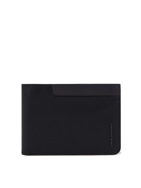 PIQUADRO W122 Wallet with document holder Black - Men’s Wallets