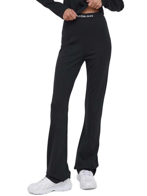 CALVIN KLEIN CK JEANS  MILANO Elastic leggings trousers Ck Black - Sports suits for women