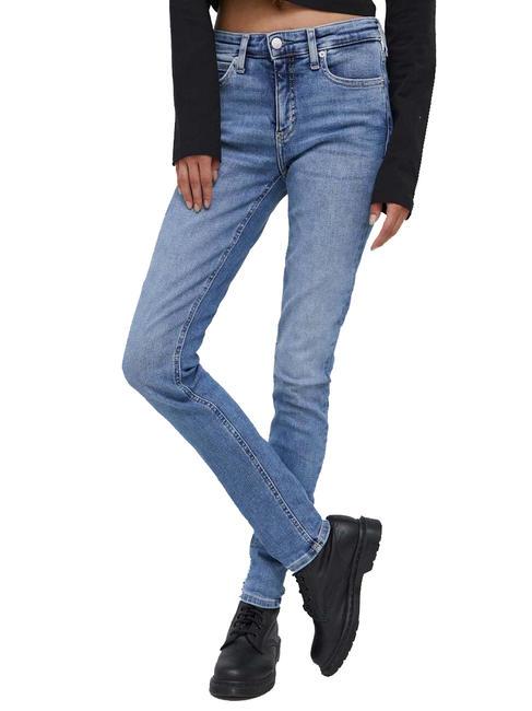 CALVIN KLEIN CKJ MID RISE SKINNY Slim fit jeans light denim - Jeans