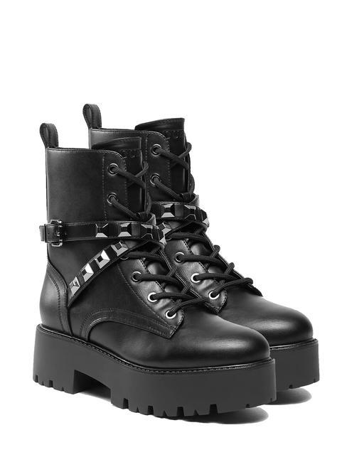 GUESS VAIDA Amphibian boot with studs black1 - Women’s shoes