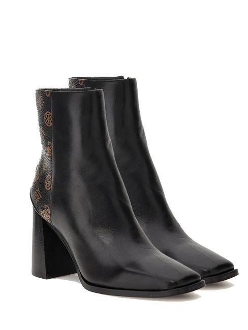 GUESS YORK Ankle boot with 4G logo print brown ocher - Women’s shoes