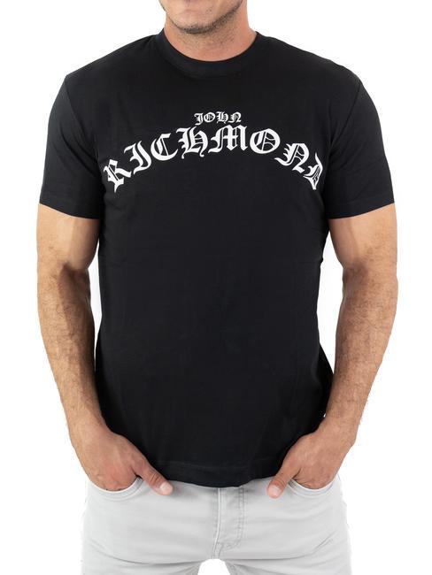 JOHN RICHMOND WOLIR Cotton T-shirt black2 - T-shirt