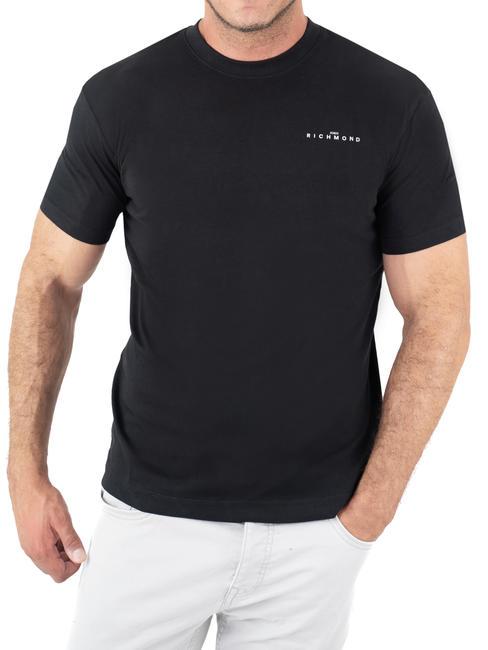 JOHN RICHMOND NEMOL Cotton T-shirt black - T-shirt