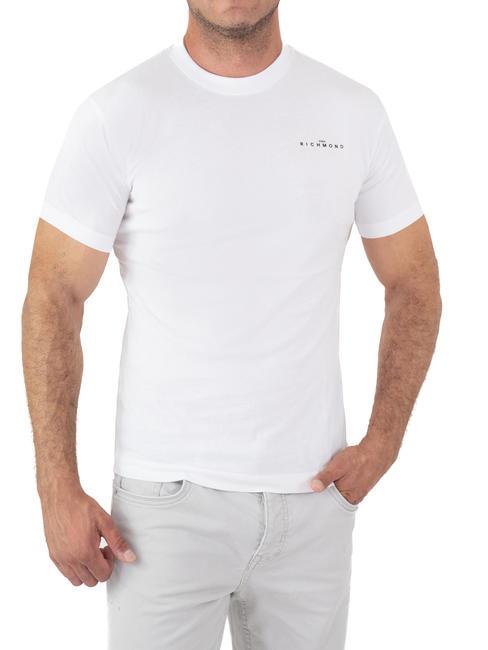 JOHN RICHMOND NEMOL Cotton T-shirt white optical - T-shirt