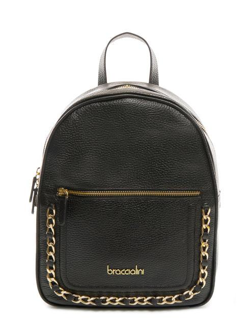 BRACCIALINI NORA Leather backpack black - Women’s Bags