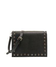 TOSCA BLU CONFETTI Leather shoulder bag Black - Women&rsquo;s Bags - 1