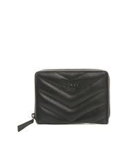TOSCA BLU PAN CAKE Small zip around leather wallet Black - Women&rsquo;s Wallets - 1