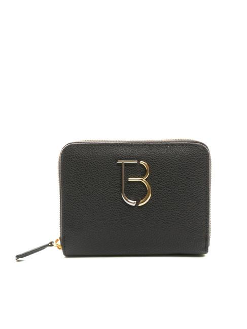 TOSCA BLU BASIC Medium zip around leather wallet Black - Women’s Wallets
