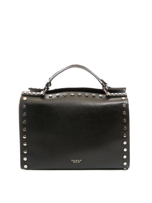 TOSCA BLU CONFETTI Leather trunk bag with shoulder strap Black - Women’s Bags