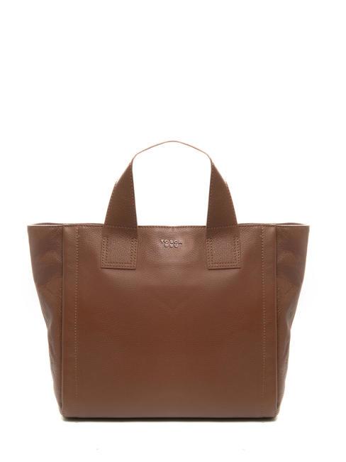 TOSCA BLU FRAPPE Leather bag with shoulder strap DarkBrown - Women’s Bags