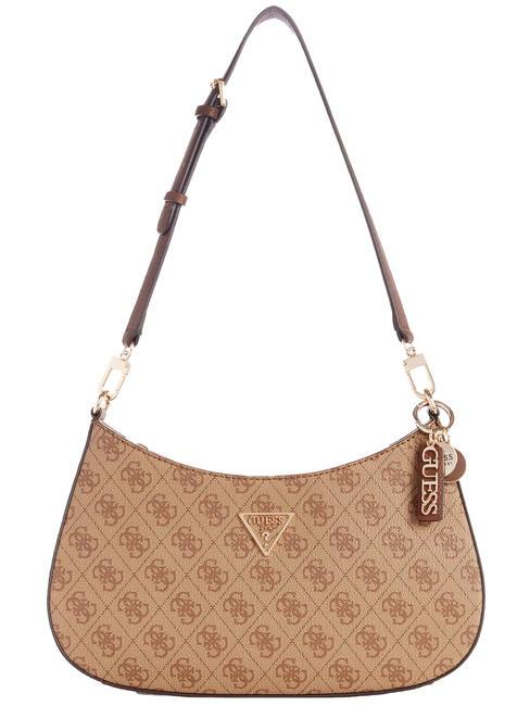 GUESS NOELLE Shoulder bag latte logo / brown - Women’s Bags