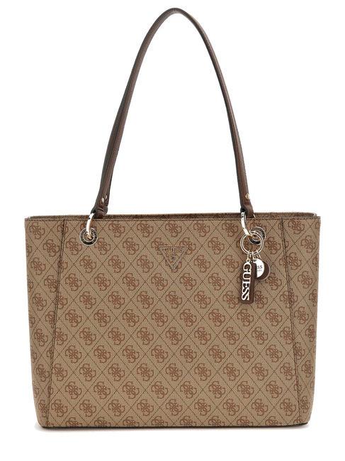 GUESS NOELLE Shopping Bag latte logo / brown - Women’s Bags