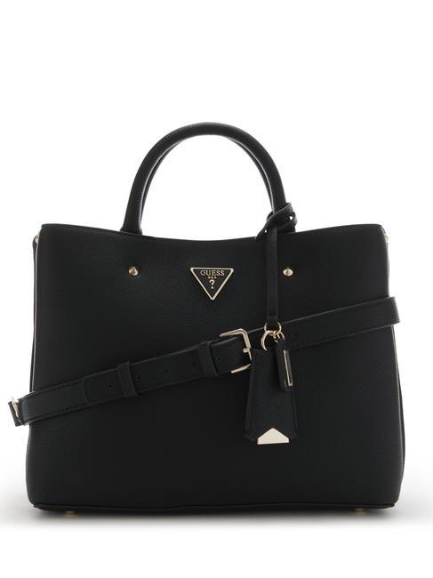 GUESS MERIDIAN Handbag with shoulder strap BLACK - Women’s Bags