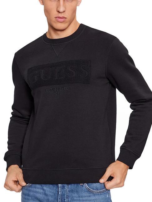 GUESS BEAU Sweatshirt with front logo smartblue - Sweatshirts