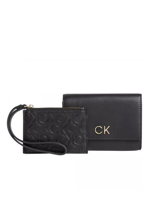 CALVIN KLEIN RE-LOCK Wallet and card holder ckblack - Women’s Wallets
