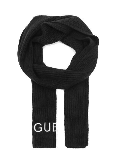GUESS PATCH Scarf with logo jetbla - Scarves