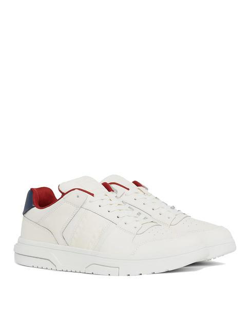 TOMMY HILFIGER TJ MIX MATERIAL CUPSOLE Sneakers ivory - Men’s shoes