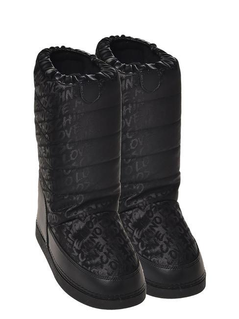 LOVE MOSCHINO JACQUARD LOVE Après-ski boots Black - Women’s shoes