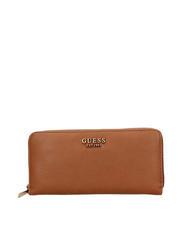 GUESS LAUREL Large Zip Around Wallet COGNAC - Women&rsquo;s Wallets - 1