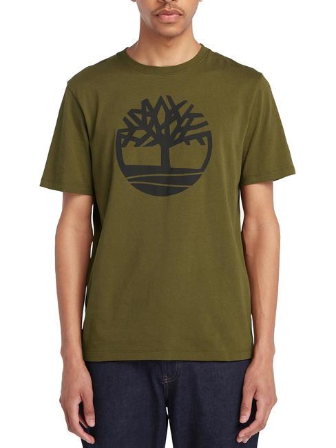 TIMBERLAND KBEC RIVER Short-sleeved T-shirt darkoliv - T-shirt