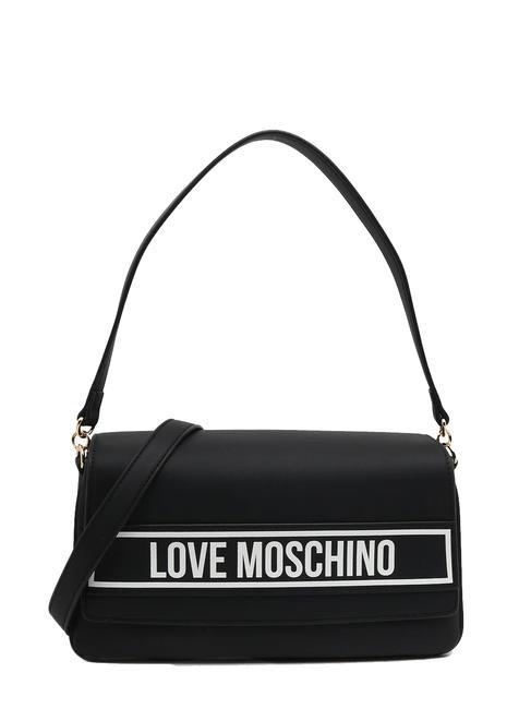 LOVE MOSCHINO PRINT BAG Shoulder bag with shoulder strap Black - Women’s Bags