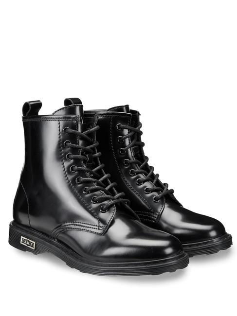 CULT SABBATH Leather combat boots black - Women’s shoes