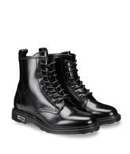 Cult Sabbath Leather Combat Boots Black Buy At Outlet Prices