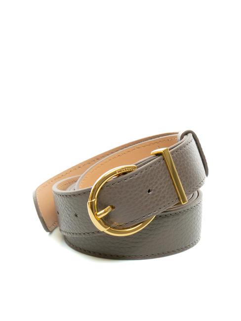 COCCINELLE BETH Tumbled leather belt coffee - Belts