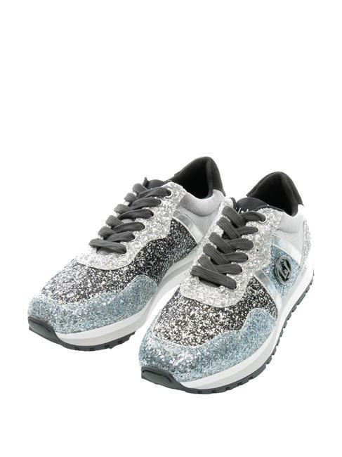 LIUJO WONDER Glitter sneakers silver - Women’s shoes