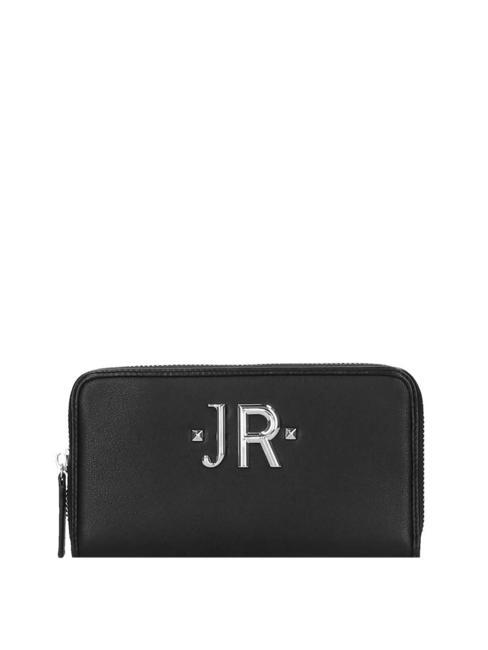 JOHN RICHMOND EUIKO Large zip around wallet black/sylv - Women’s Wallets