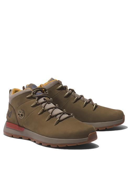 TIMBERLAND SPRINT TREKKER Leather boots milolive - Men’s shoes