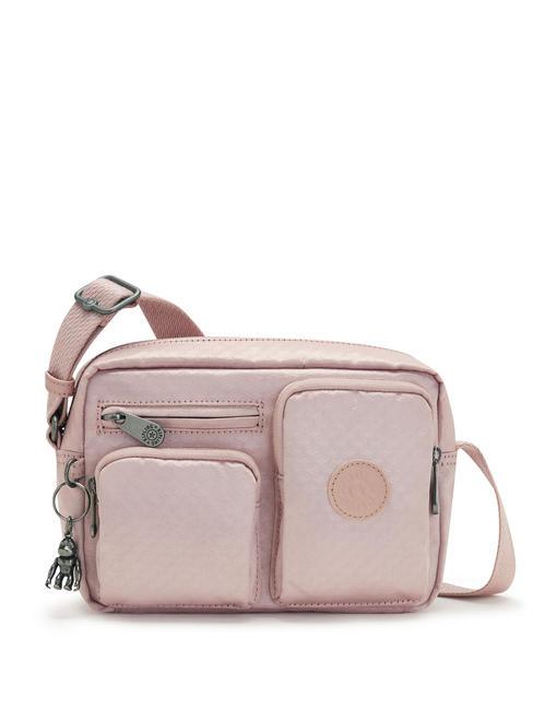 KIPLING ALBENA Small shoulder bag pink flow embosse - Women’s Bags