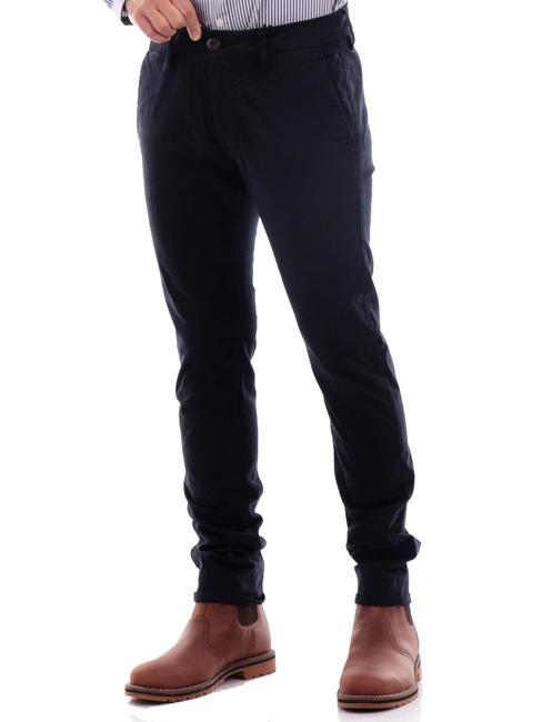GUESS DANIEL Stretch cotton trousers smartblue - Trousers