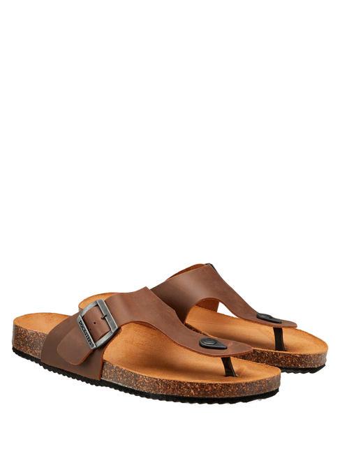 DOCKSTEPS VEGA Suede thong sandal tobacco - Men’s shoes