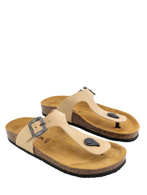 DOCKSTEPS VEGA Suede thong sandal taupe - Women’s shoes