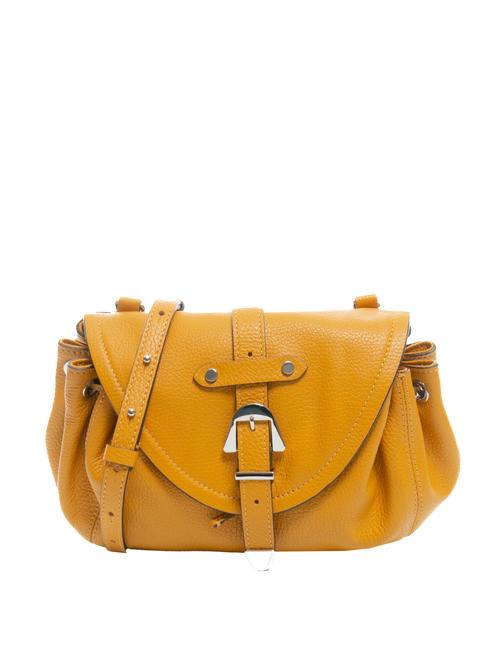 COCCINELLE ALEGORIA Hammered leather shoulder bag resin - Women’s Bags