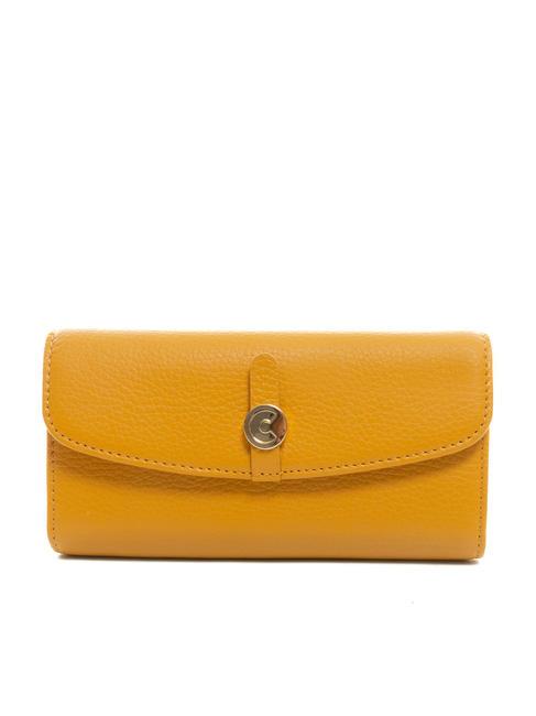 COCCINELLE DORA Medium grained leather wallet resin - Women’s Wallets