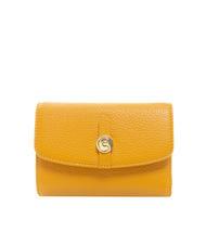 COCCINELLE DORA Small textured leather wallet resin - Women&rsquo;s Wallets - 1
