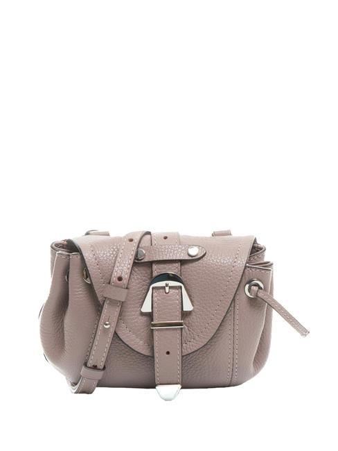 COCCINELLE ALEGORIA Hammered leather mini bag anemone - Women’s Bags