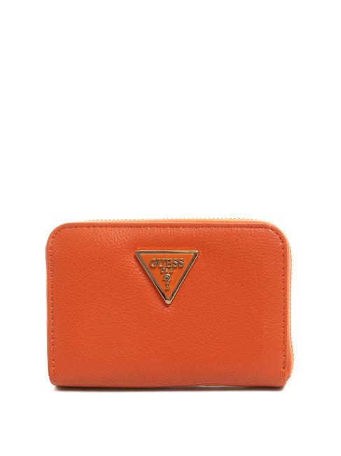 GUESS MERIDIAN Medium ziparound wallet orange - Women’s Wallets
