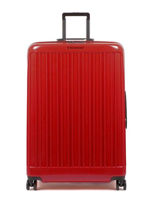 PIQUADRO SEEKER Large trolley 75cm RED - Rigid Trolley Cases