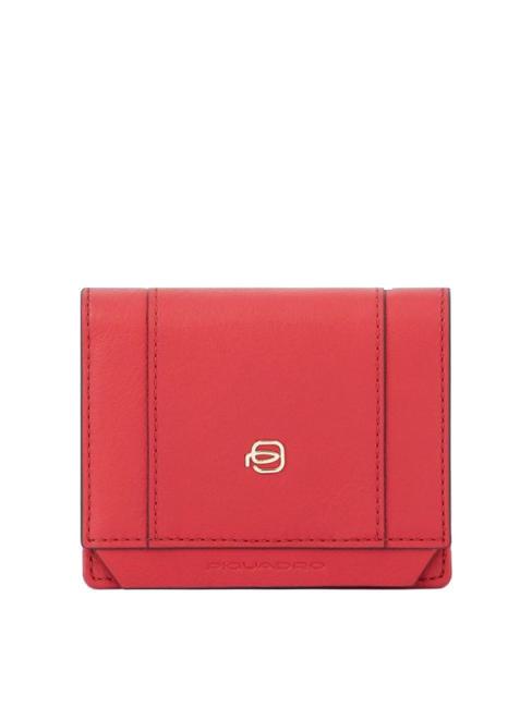 PIQUADRO CIRCLE Woman leather wallet red 3 - Women’s Wallets