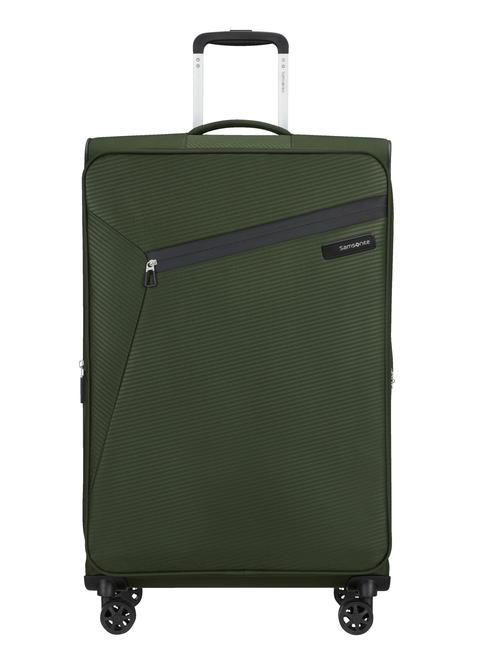 SAMSONITE LITEBEAM Large expandable trolley climbing ivy - Semi-rigid Trolley Cases